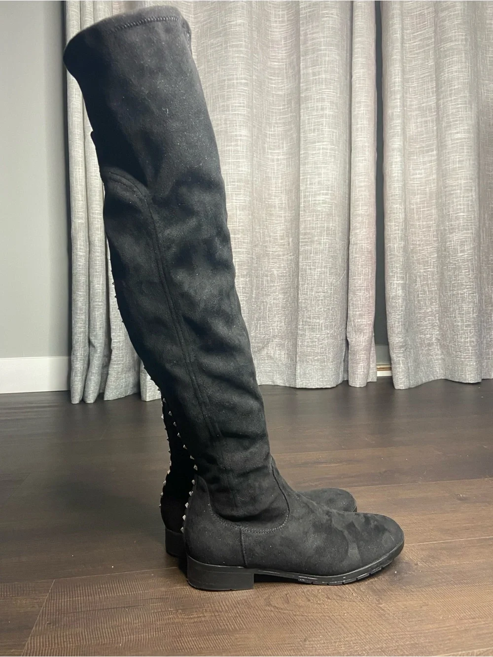 Marc Fisher Studded Suede Boots